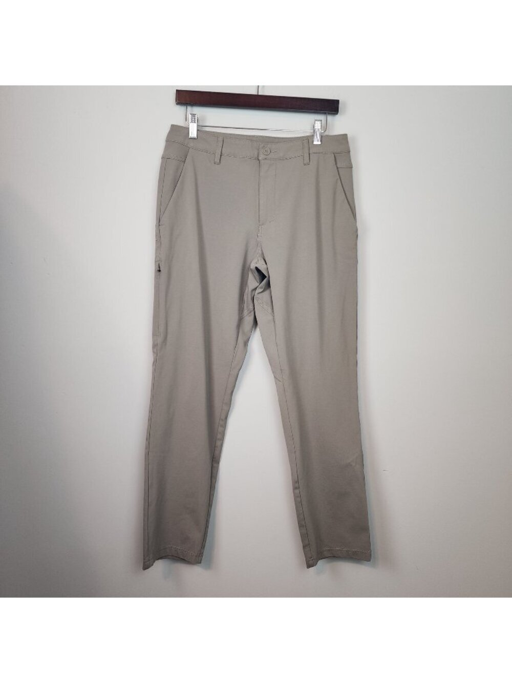 BYLT Premium Basics Everyday Pants Khaki Pockets sz 34 Men Stretch